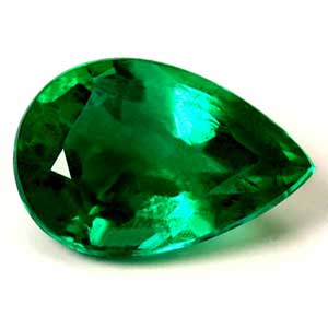 Emerald Pear 0.88 carat Green Photo