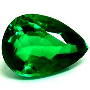 Emerald Pear 0.56 carat Green Photo