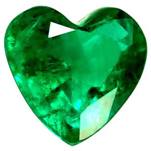 1.30 carat Heart Emerald - Gemstone Thumbnail