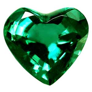 1.40 carat Heart Emerald - Gemstone Thumbnail