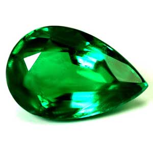 Emerald Pear 0.87 carat Green Photo