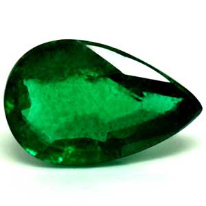 Emerald Pear 0.59 carat Green Photo