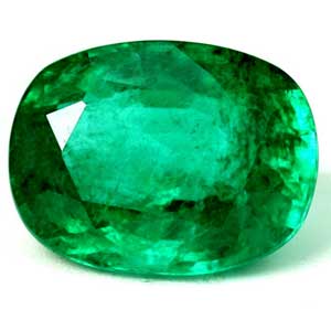 Emerald Cushion 3.85 carat Green Photo