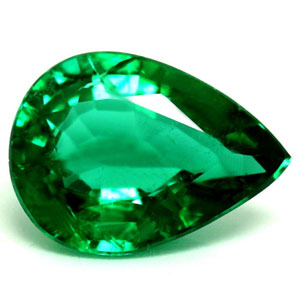 Emerald Pear 0.88 carat Green Photo