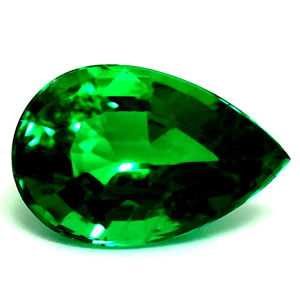 Emerald Pear 0.56 carat Green Photo