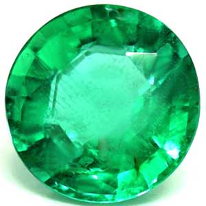 Emerald Round 0.66 carat Green Photo