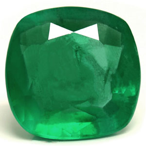 Emerald Cushion 3.68 carat Green Photo