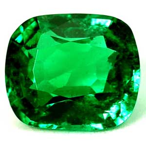 Emerald Cushion 0.72 carat Green Photo