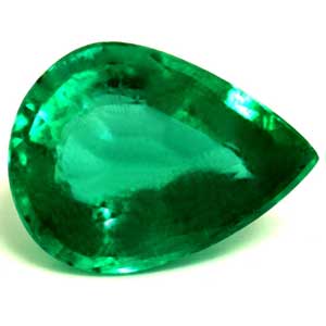 Emerald Pear 0.96 carat Green Photo