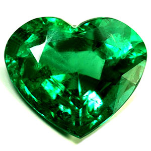 1.50 carat Heart Emerald - Gemstone Thumbnail