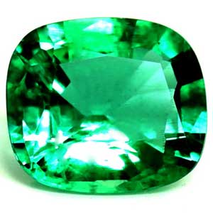 Emerald Cushion 0.65 carat Green Photo