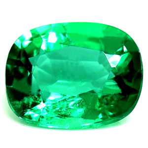 Emerald Cushion 0.70 carat Green Photo