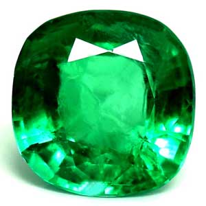 Emerald Cushion 0.81 carat Green Photo