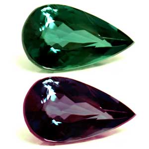 Alexandrite Pear 0.55 carat Green Photo