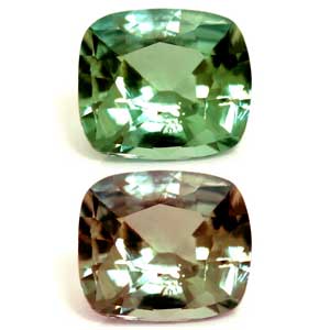 Alexandrite Cushion 0.56 carat Green Photo