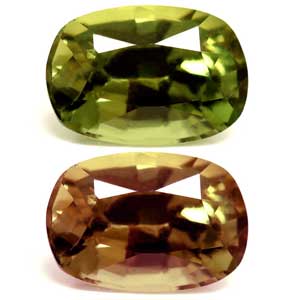 Alexandrite Cushion 0.54 carat Green Photo