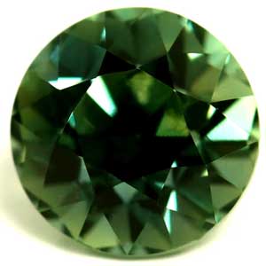 Sapphire Round 1.09 carat Blue Green Photo
