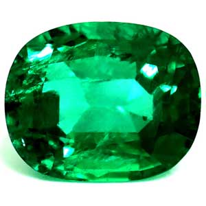 Emerald Cushion 1.00 carat Green Photo