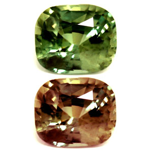 Alexandrite Cushion 0.77 carat Green Photo