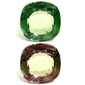 Alexandrite Cushion 0.59 carat Green Photo