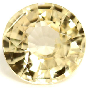 Sapphire Round 1.30 carat Yellow Photo