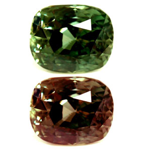 Alexandrite Cushion 0.82 carat Green Photo