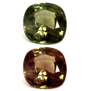 Alexandrite Cushion 0.83 carat Green Photo