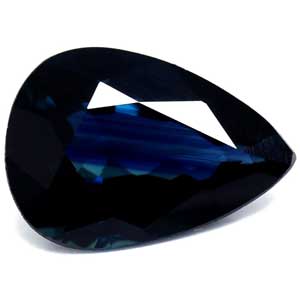 Sapphire Pear 0.78 carat Blue Photo