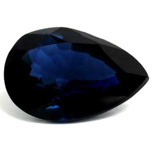 Sapphire Pear 0.77 carat Blue Photo