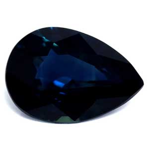 Sapphire Pear 0.70 carat Blue Photo