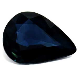 Sapphire Pear 0.60 carat Blue Photo