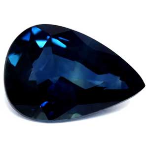 Sapphire Pear 0.75 carat Blue Photo