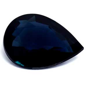 Sapphire Pear 0.66 carat Blue Photo