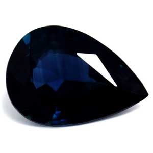 Sapphire Pear 0.66 carat Blue Photo