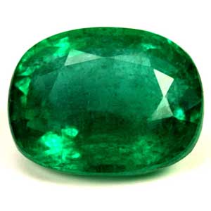 Emerald Cushion 3.20 carat Green Photo