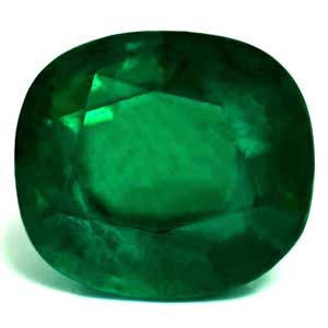 Emerald Cushion 3.28 carat Green Photo