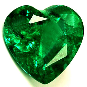 1.18 carat Heart Emerald - Gemstone Thumbnail