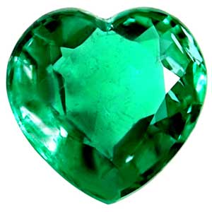 0.64 carat Heart Emerald - Gemstone Thumbnail