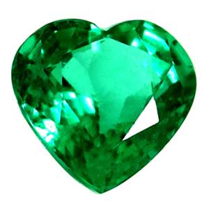 0.76 carat Heart Emerald - Gemstone Thumbnail