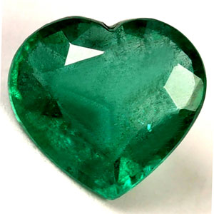 1.11 carat Heart Emerald - Gemstone Thumbnail