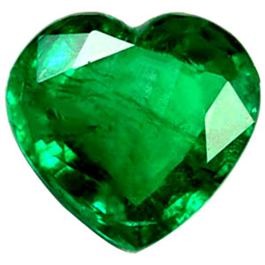 0.91 carat Heart Emerald - Gemstone Thumbnail