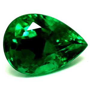 Emerald Pear 0.77 carat Green Photo