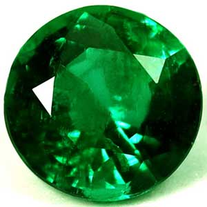 Emerald Round 0.66 carat Green Photo