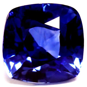Sapphire Cushion 1.00 carat Blue Photo