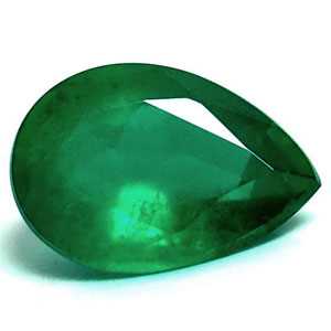 Emerald Pear 0.86 carat Green Photo