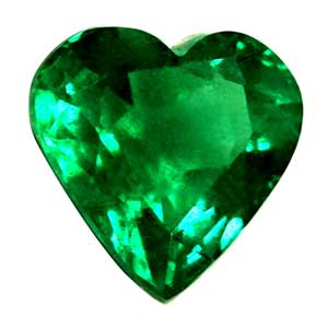 1.11 carat Heart Emerald - Gemstone Thumbnail