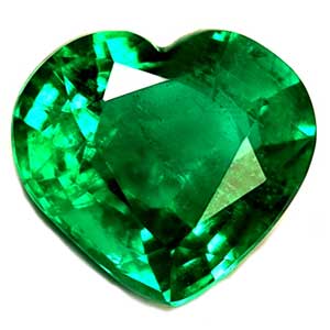 0.73 carat Heart Emerald - Gemstone Thumbnail