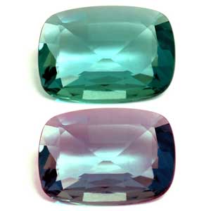Alexandrite Cushion 0.56 carat Green Photo