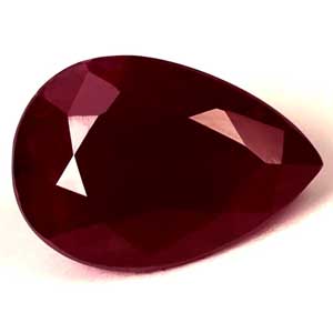 1.42 carat Pear Ruby - Gemstone Thumbnail