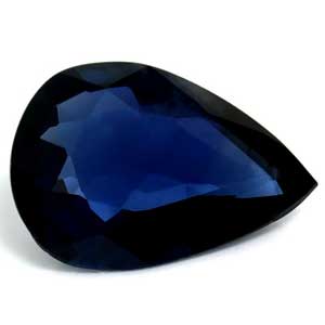 Sapphire Pear 0.83 carat Blue Photo